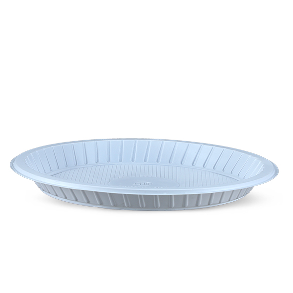 Plate 50 Pcs Set- 21 CM-White