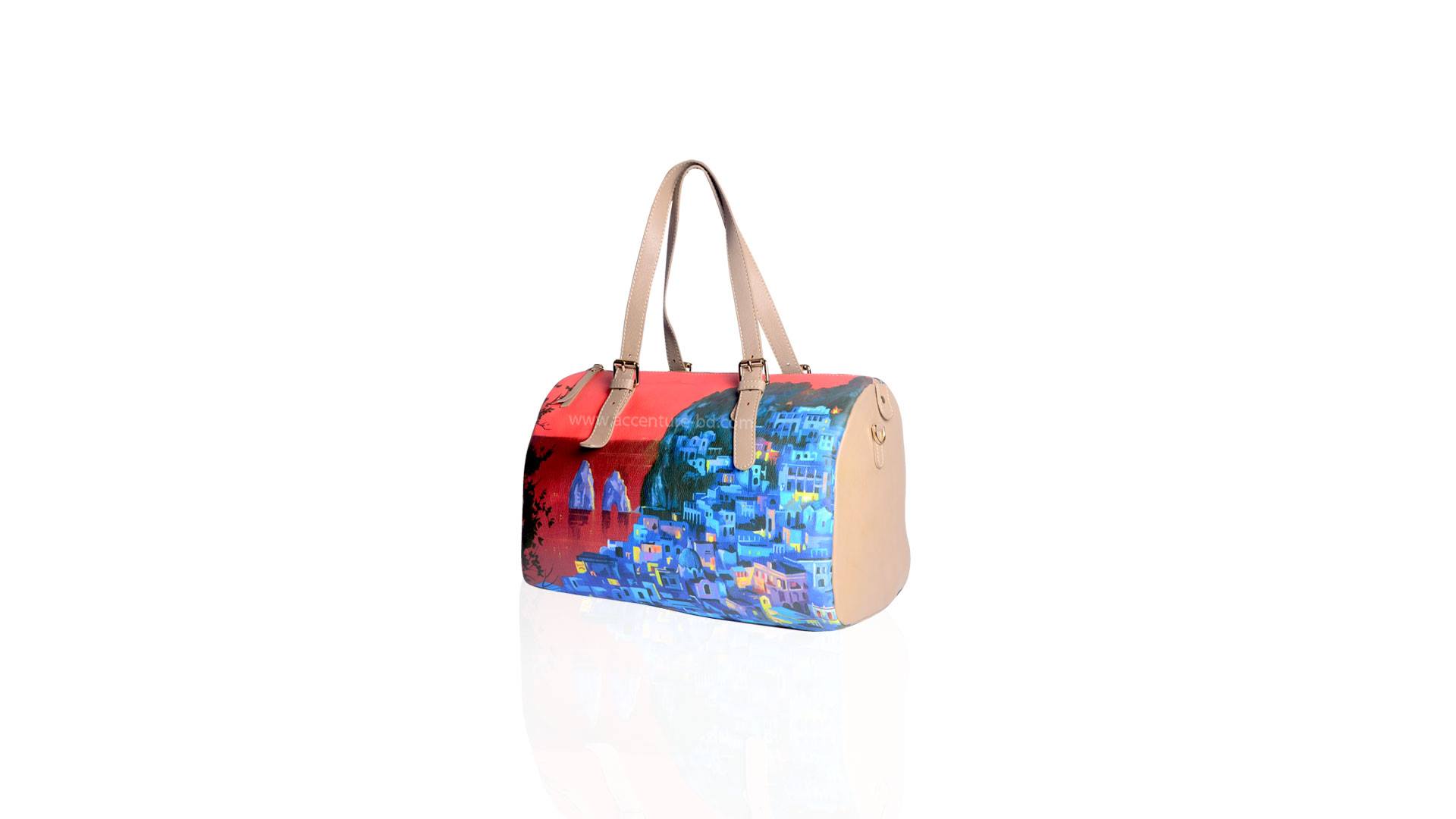 PU/Textile Ladies Handbag