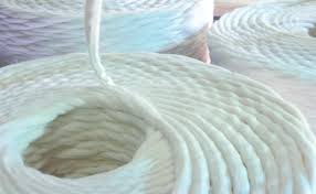 Synthetic staple fibres, not carded, combed or processed for spinning